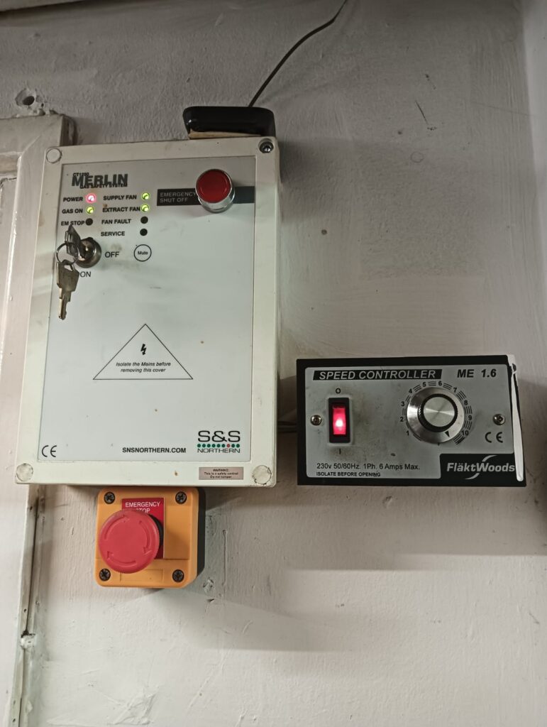 commercial kitchen interlock system inspection