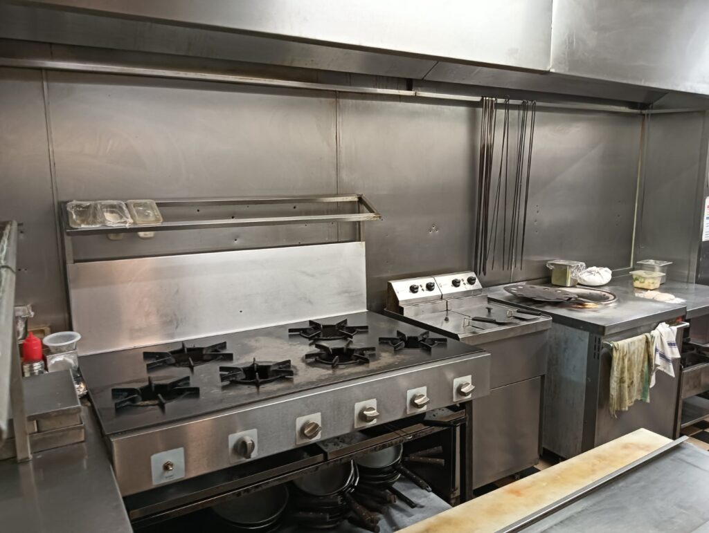 checking co/c02 levels in commercial kitchen